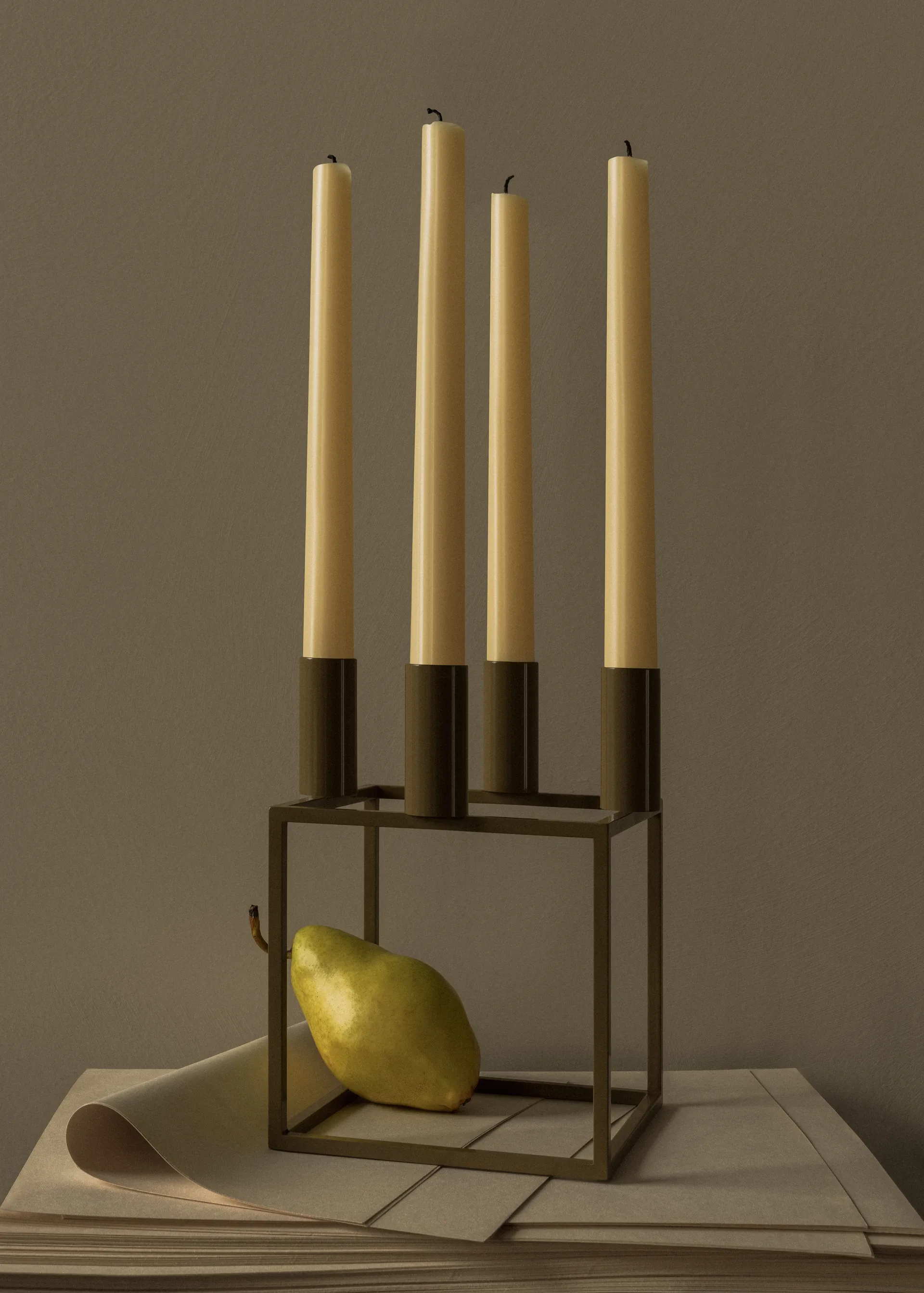 Candelabro Kubus 4, Olive Audo Copenhagen
