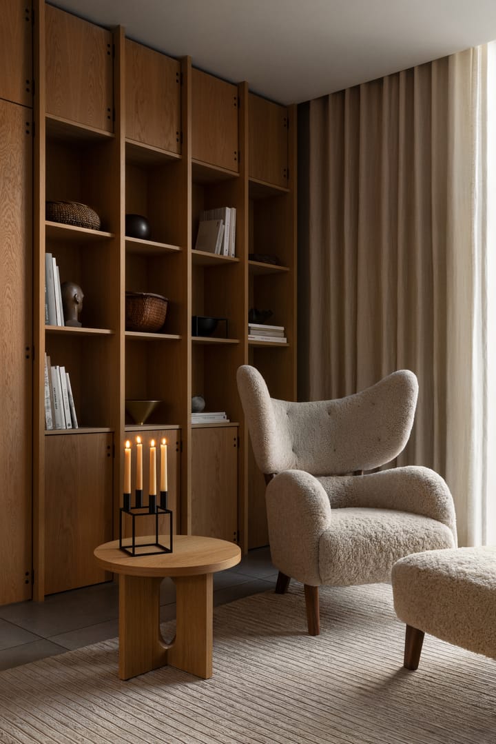 Candelabro Kubus 8, negro Audo Copenhagen