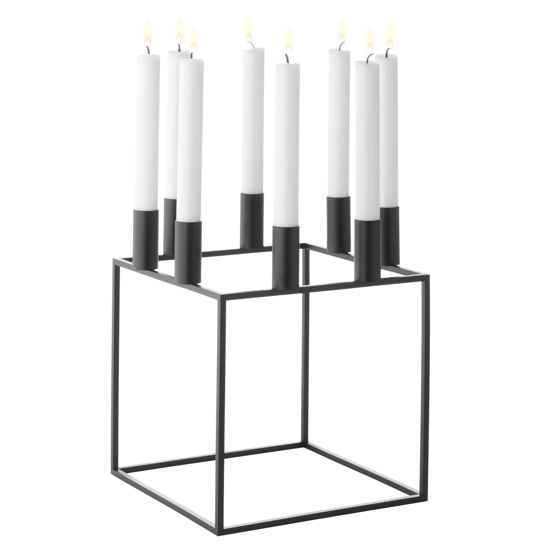 Candelabro Kubus 8, negro Audo Copenhagen