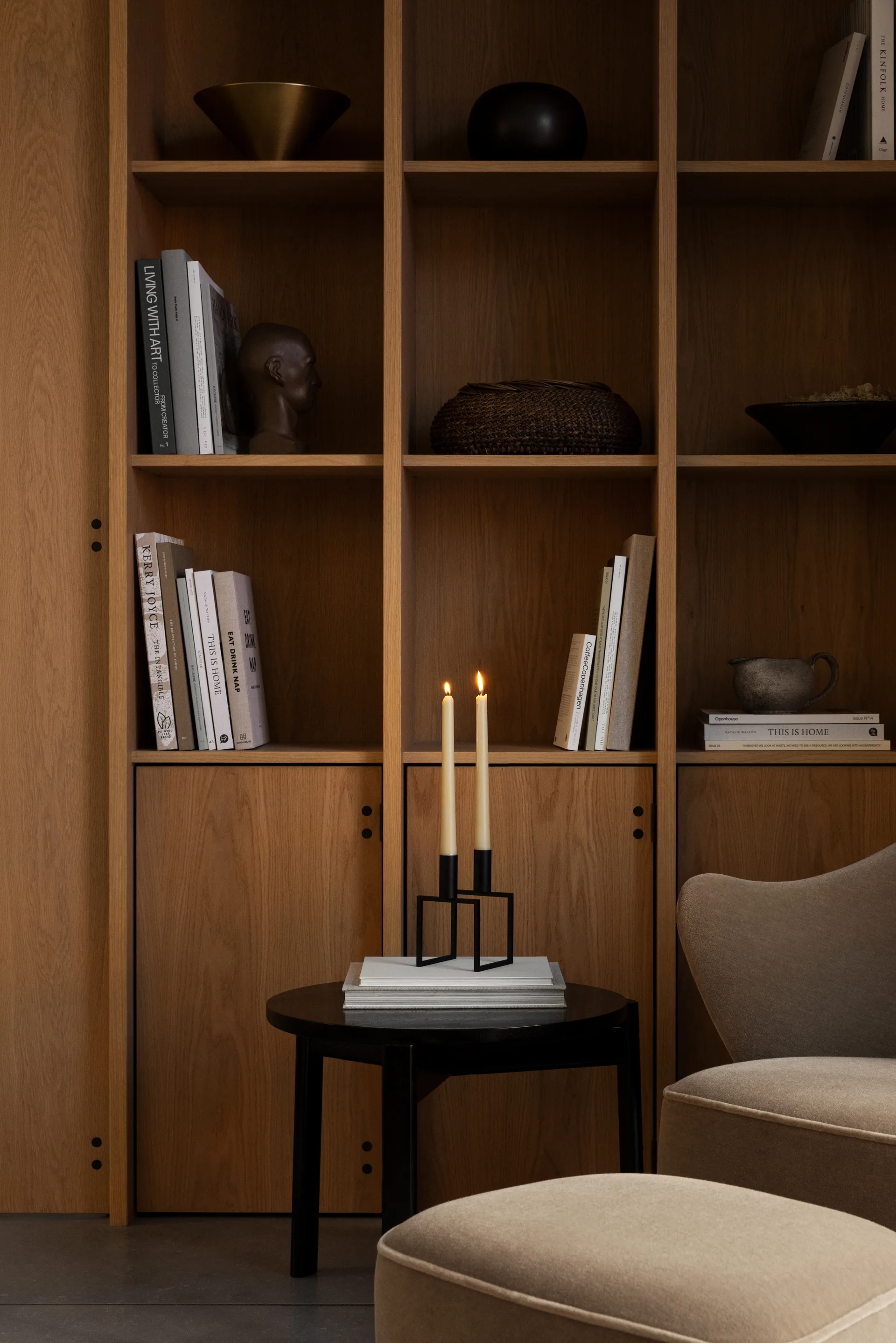 Candelabro Line, negro Audo Copenhagen