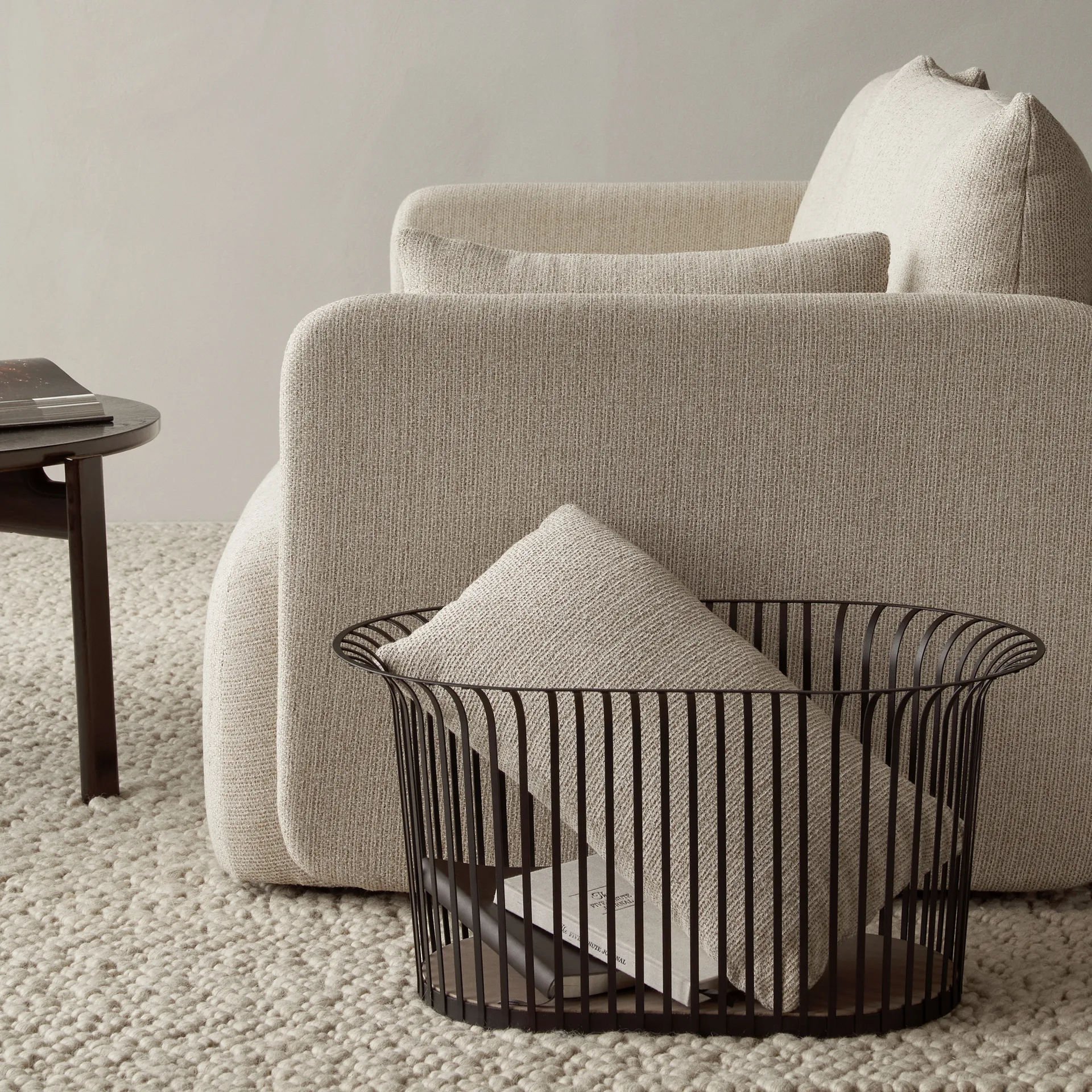 Cesta Ribbon, negro Audo Copenhagen