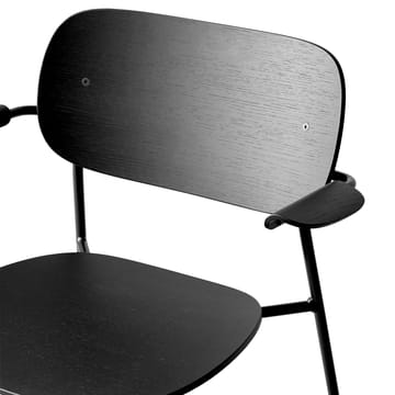 Co Chair matSilla con armstöd - Roble negro - Audo Copenhagen