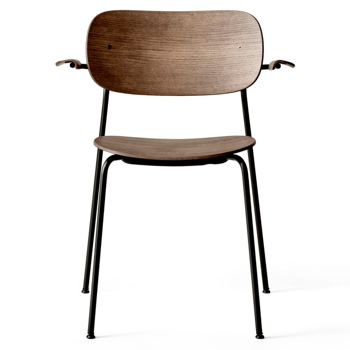 Co Chair matSilla con armstöd - Roble teñido oscuro - Audo Copenhagen