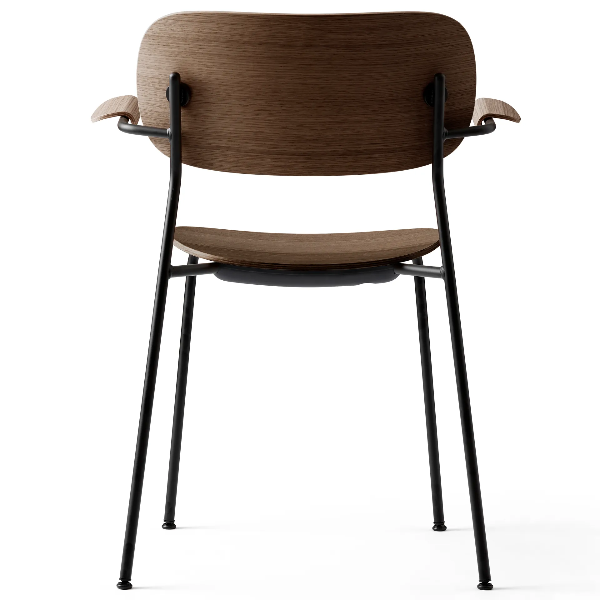 Co Chair matSilla con armstöd, Roble teñido oscuro Audo Copenhagen