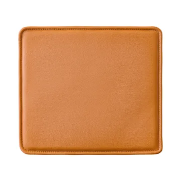 Cojín de asiento Mauro para silla - Cuero Madras Cognac - Audo Copenhagen