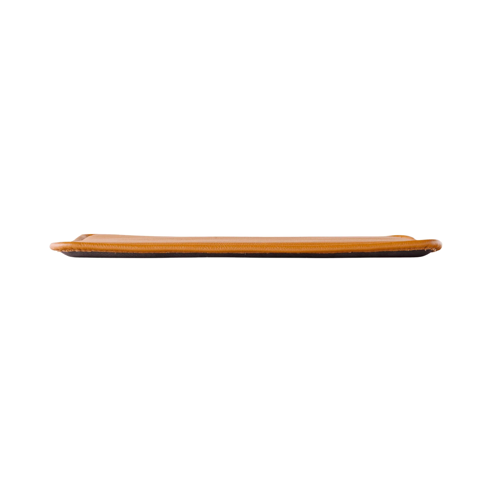 Cojín de asiento Mauro para silla, Cuero Madras Cognac Audo Copenhagen
