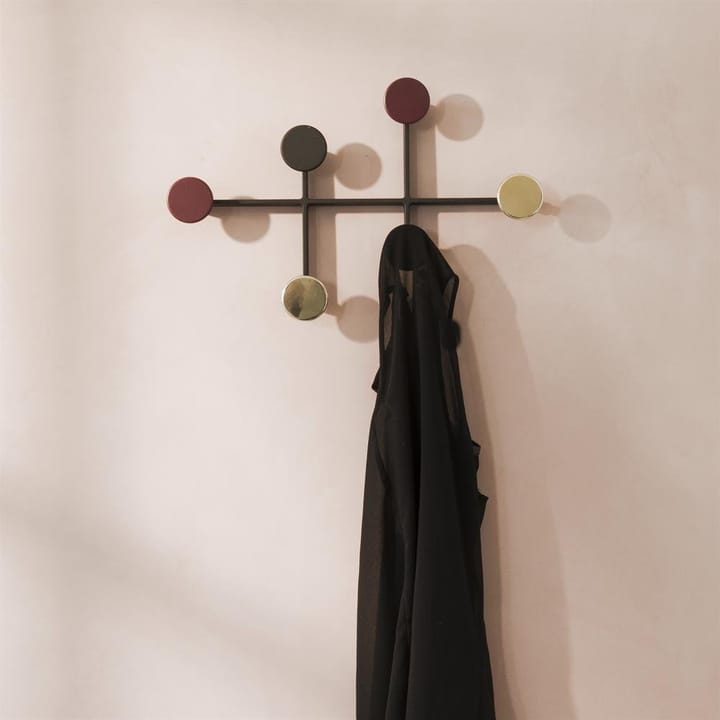 Colgador de ropa Afteroom, negro-latón Audo Copenhagen