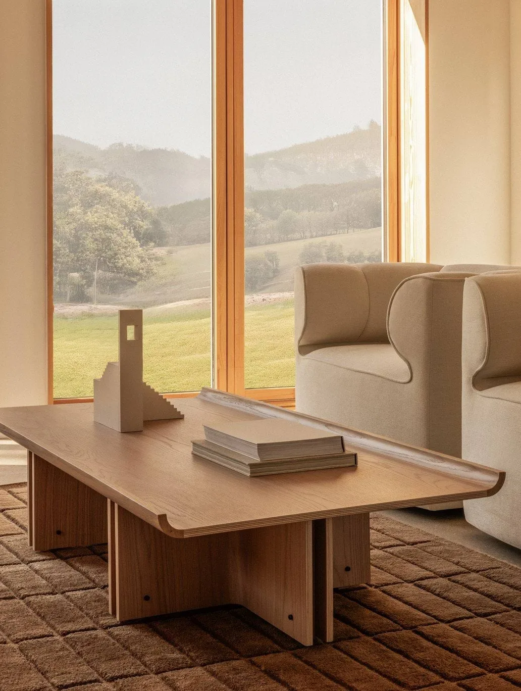 Conrad Lounge Table Oak, Roble teñido oscuro, 149x74 cm Audo Copenhagen