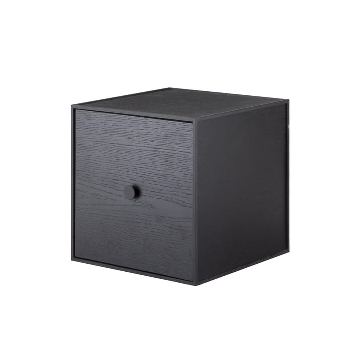 Cubo con puerta Frame 28, fresno teñido de negro Audo Copenhagen