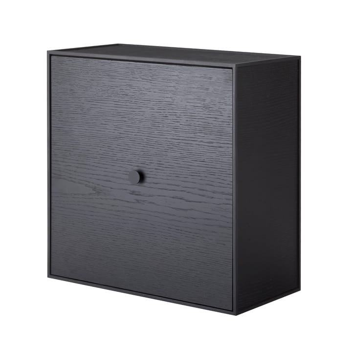 Cubo con puerta Frame 42 - fresno teñido de negro - Audo Copenhagen