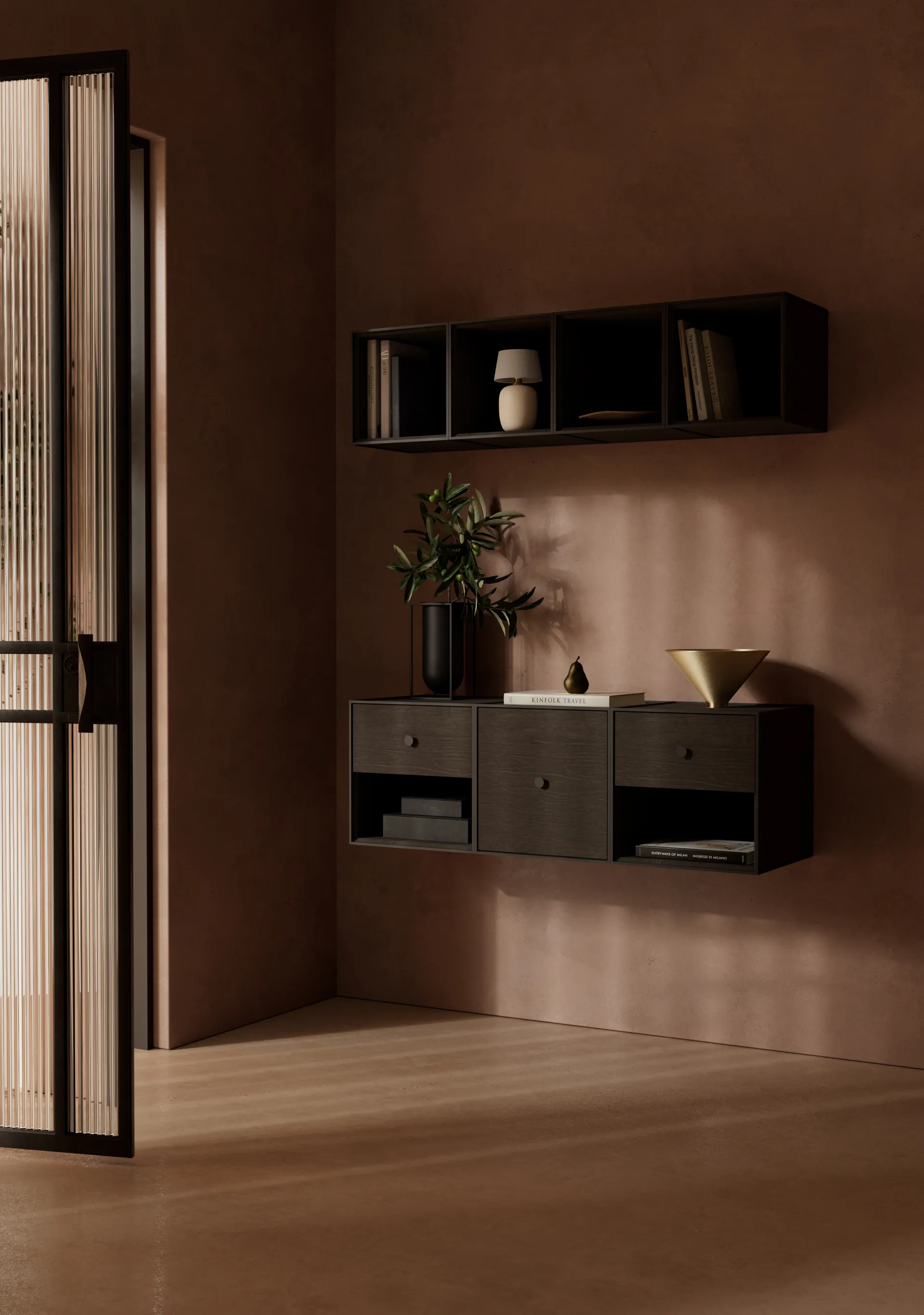 Cubo sin puerta Frame 35, roble ahumado Audo Copenhagen