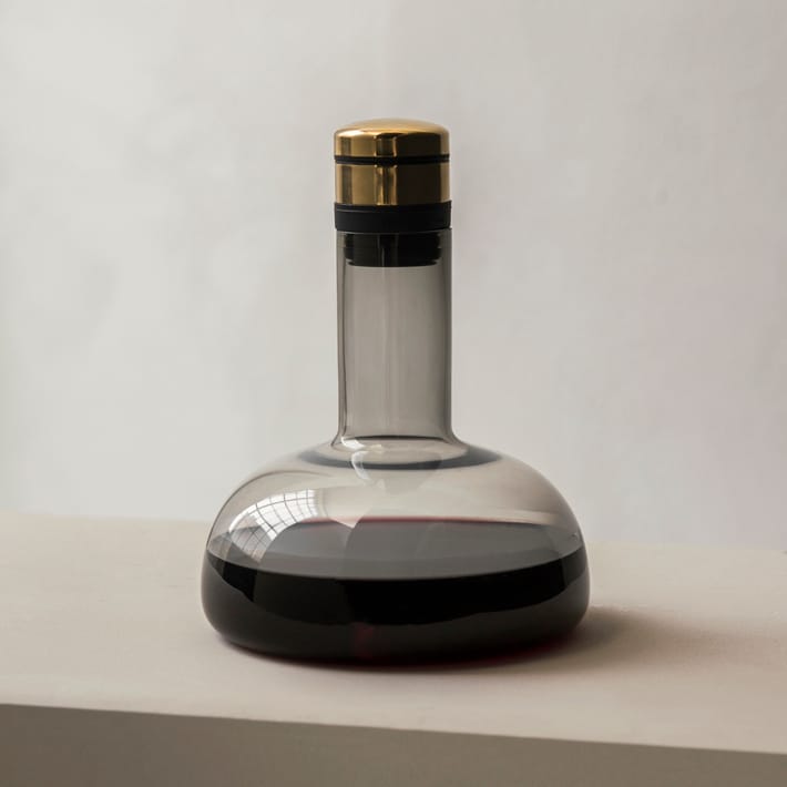 Decantador de vino Deluxe, humo-latón Audo Copenhagen