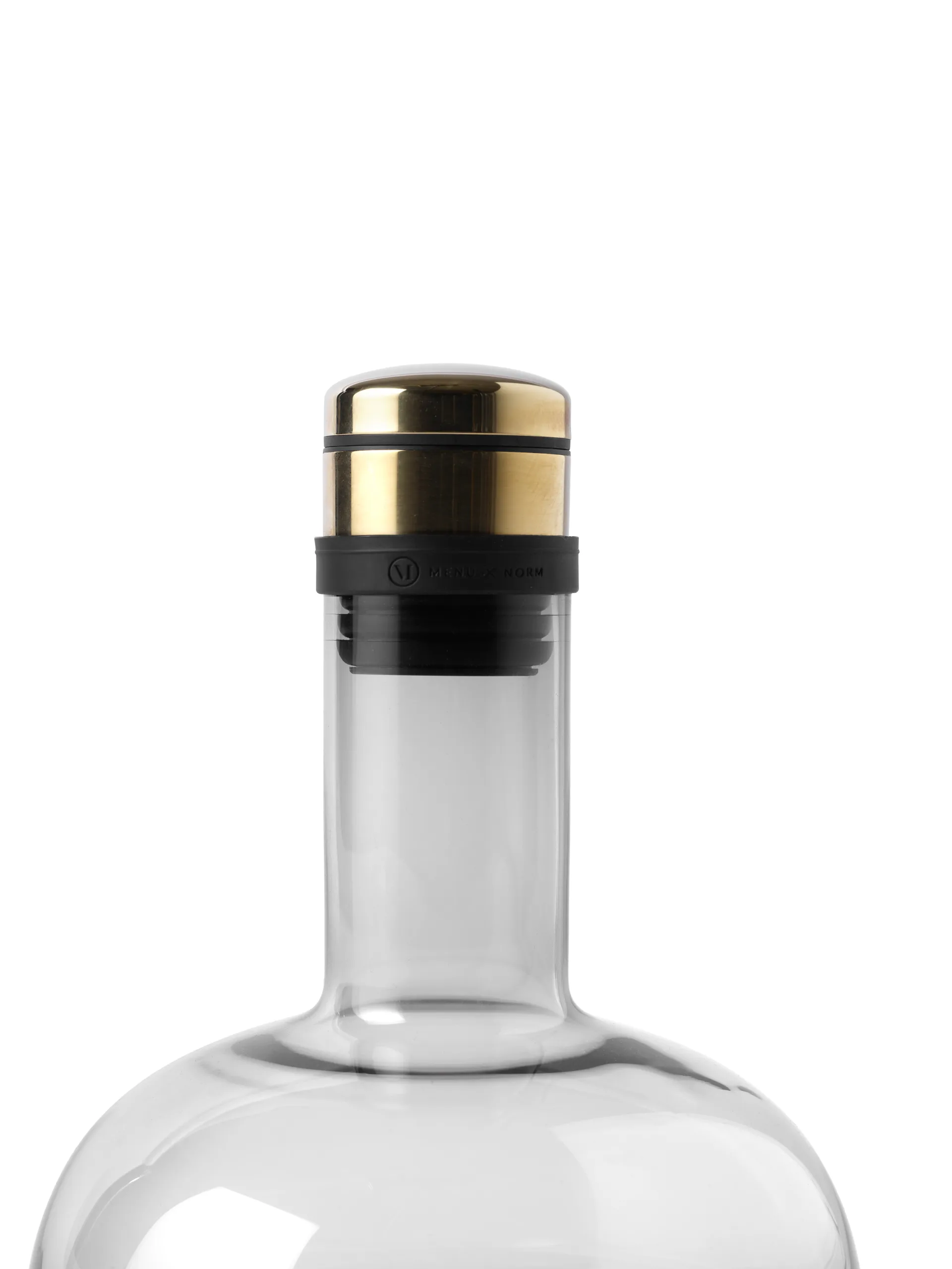 Decantador de vino Deluxe, humo-latón Audo Copenhagen