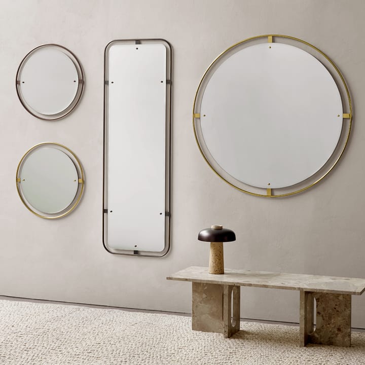 Espejo Nimbus, Polished brass, ø60 Audo Copenhagen