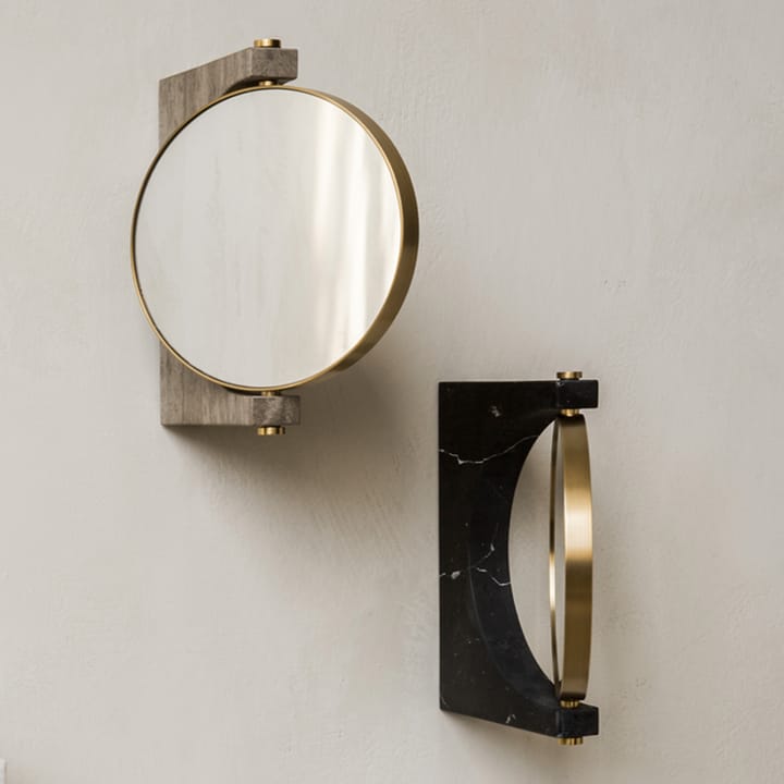 Espejo Pepe Marble, Mármol negro, colgado en pared Audo Copenhagen
