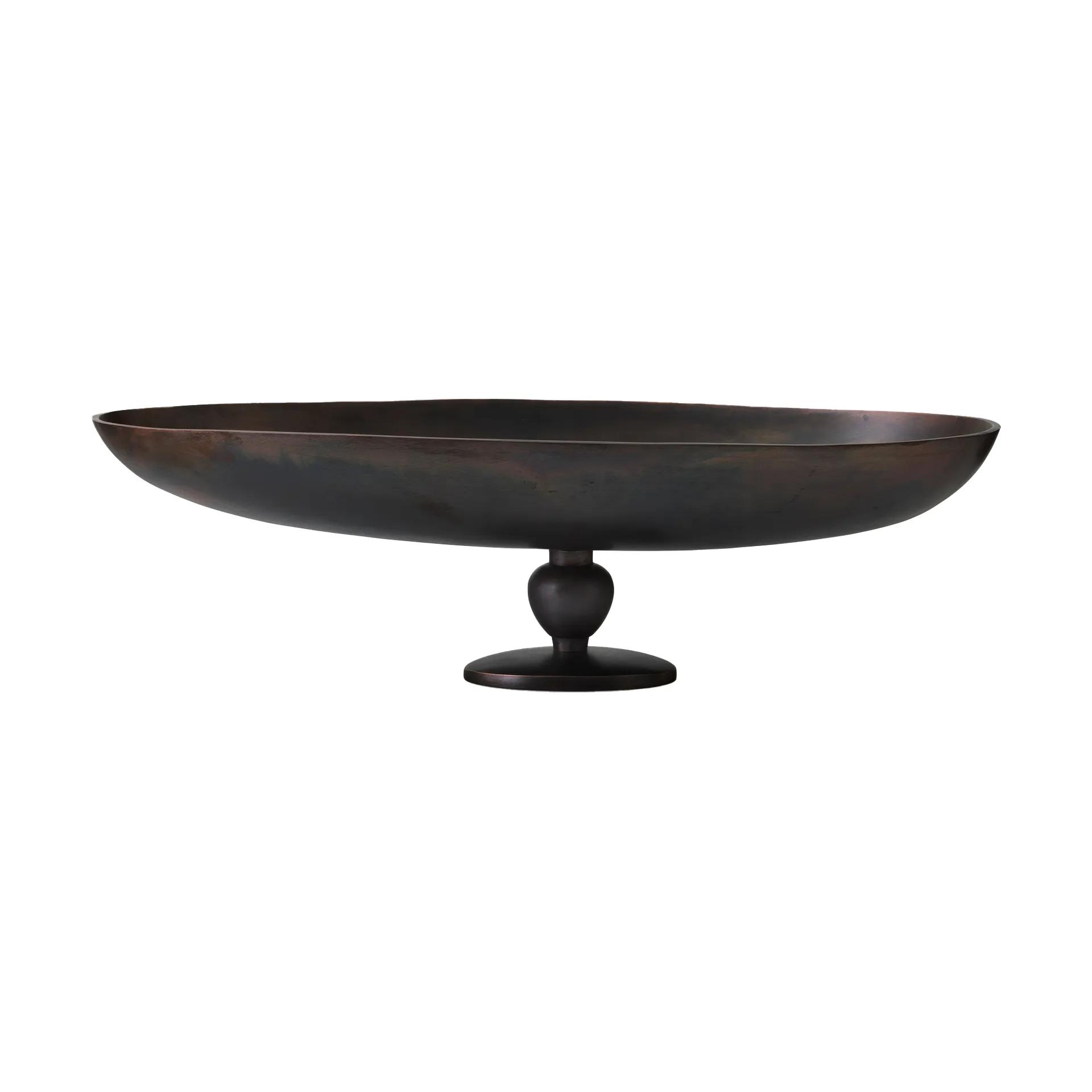 Fuente de servir con pie Pavot, Marrón Audo Copenhagen