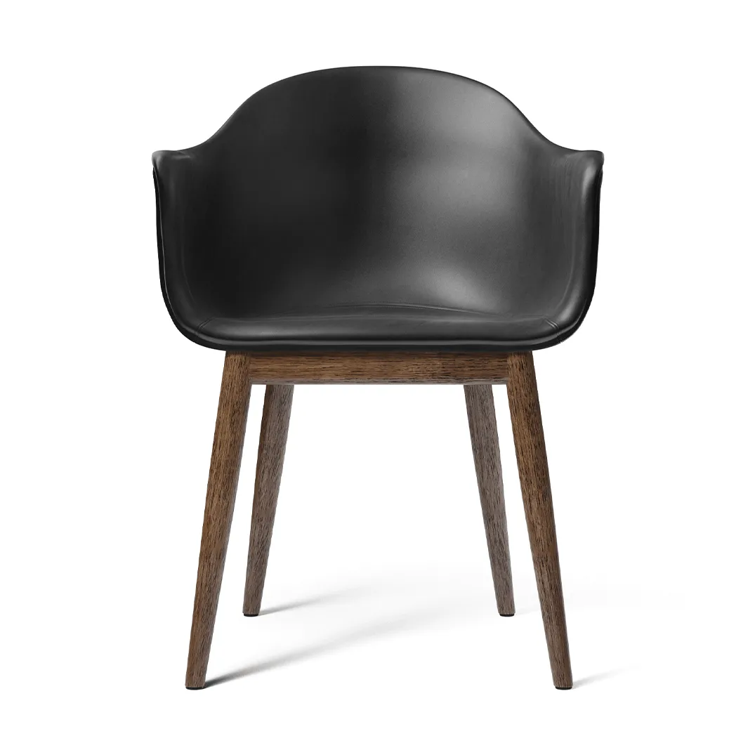 Harbour Dining Chair totalmente tapizada, Aida 0618-roble teñido oscuro Audo Copenhagen