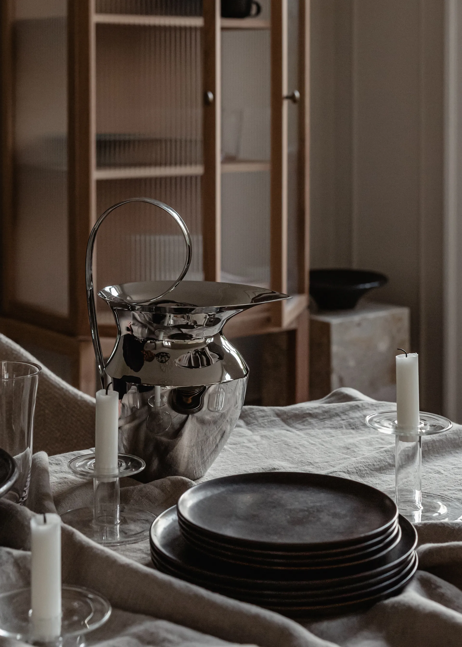 Jarra Etruscan 30 cm, acero inoxidable Audo Copenhagen