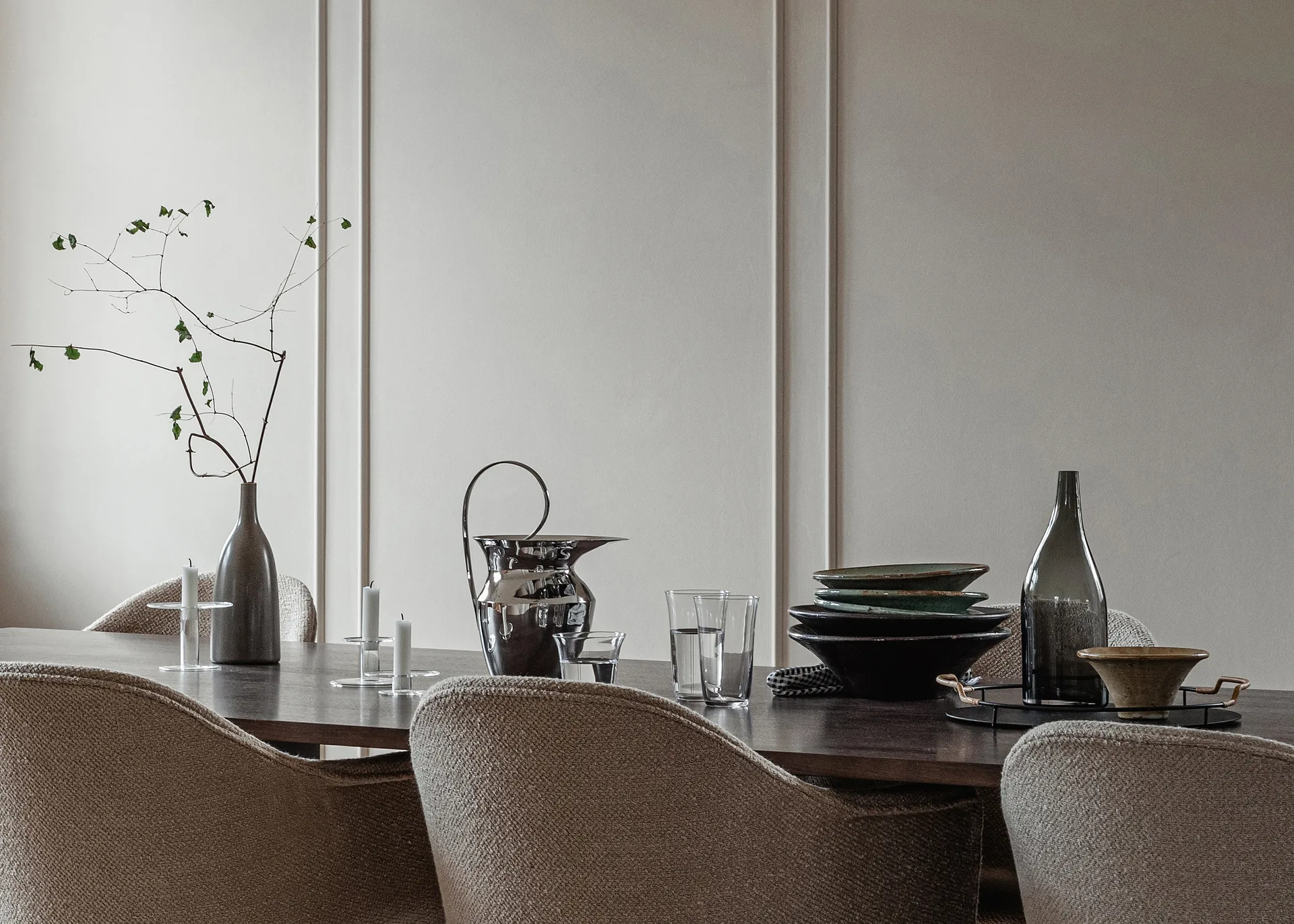 Jarra Etruscan 30 cm, acero inoxidable Audo Copenhagen