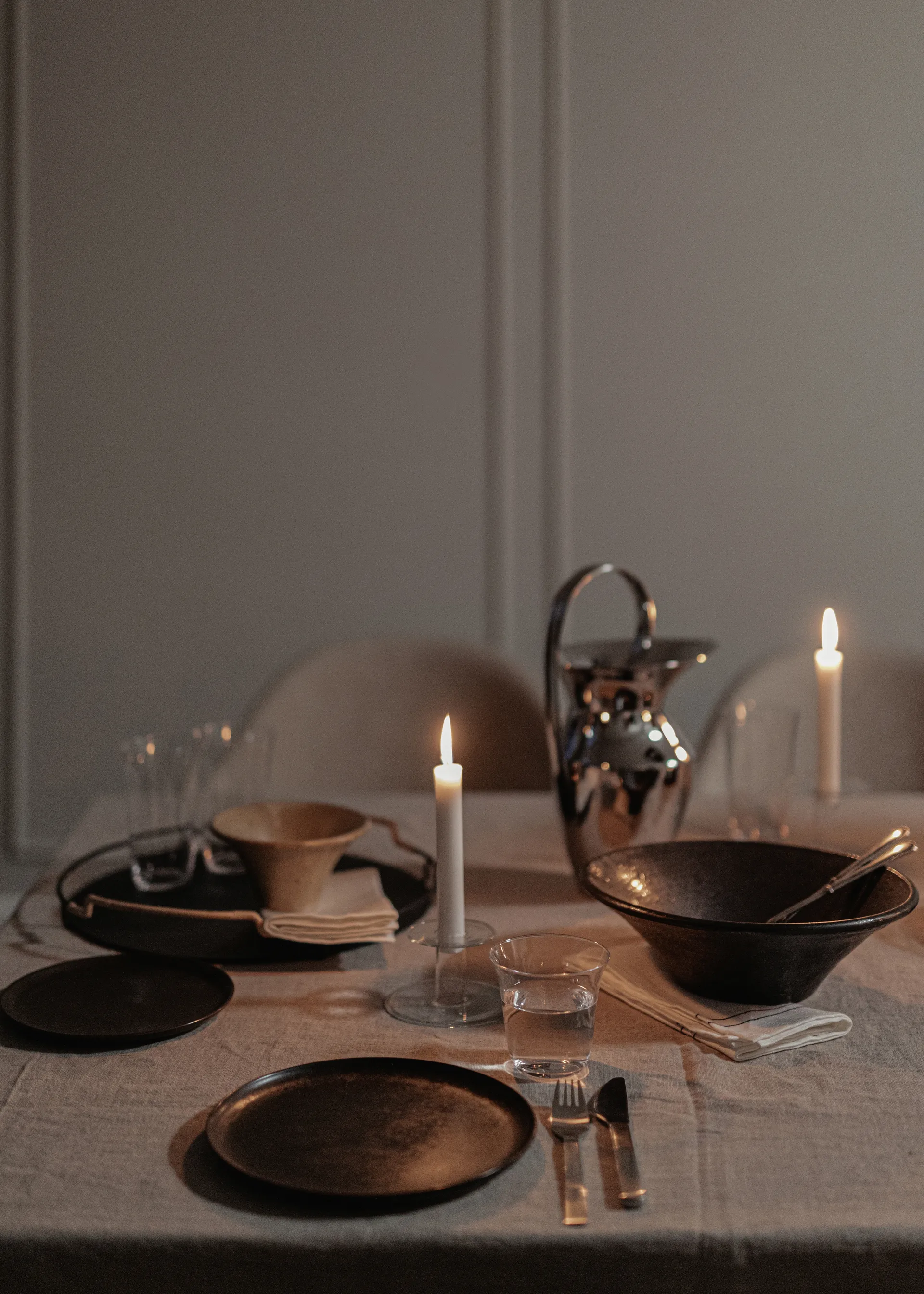 Jarra Etruscan 33 cm, acero inoxidable Audo Copenhagen