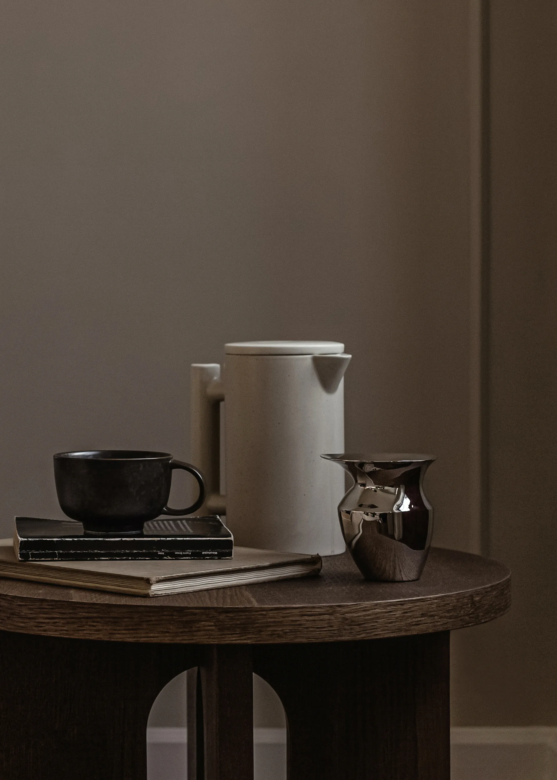 Jarra para cadfé Yana 1 L, Grey glazed Audo Copenhagen