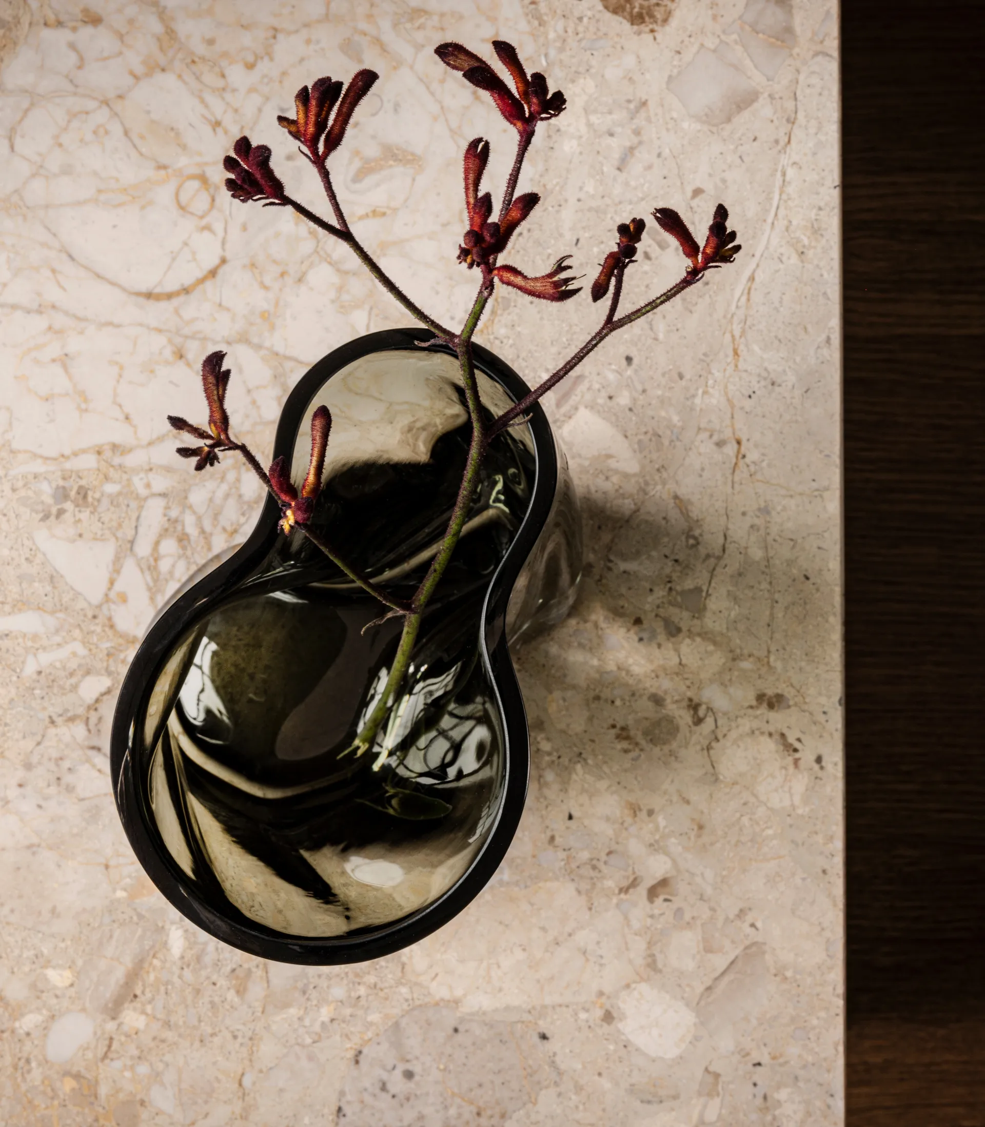 Jarrón Aer 19 cm, Smoke Audo Copenhagen