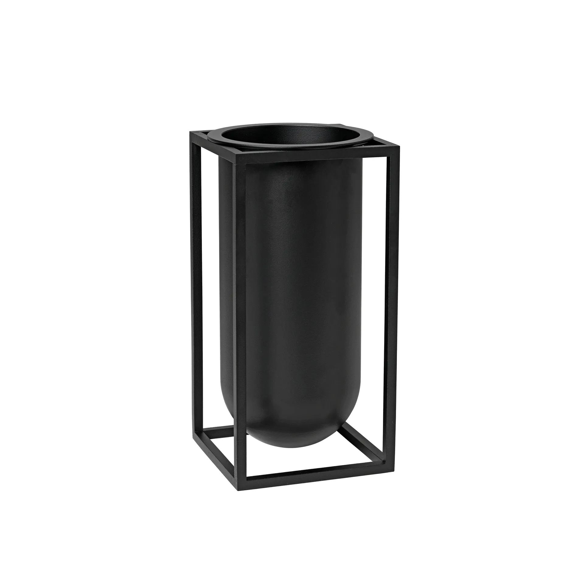 Jarrón Kubus Lily, negro Audo Copenhagen