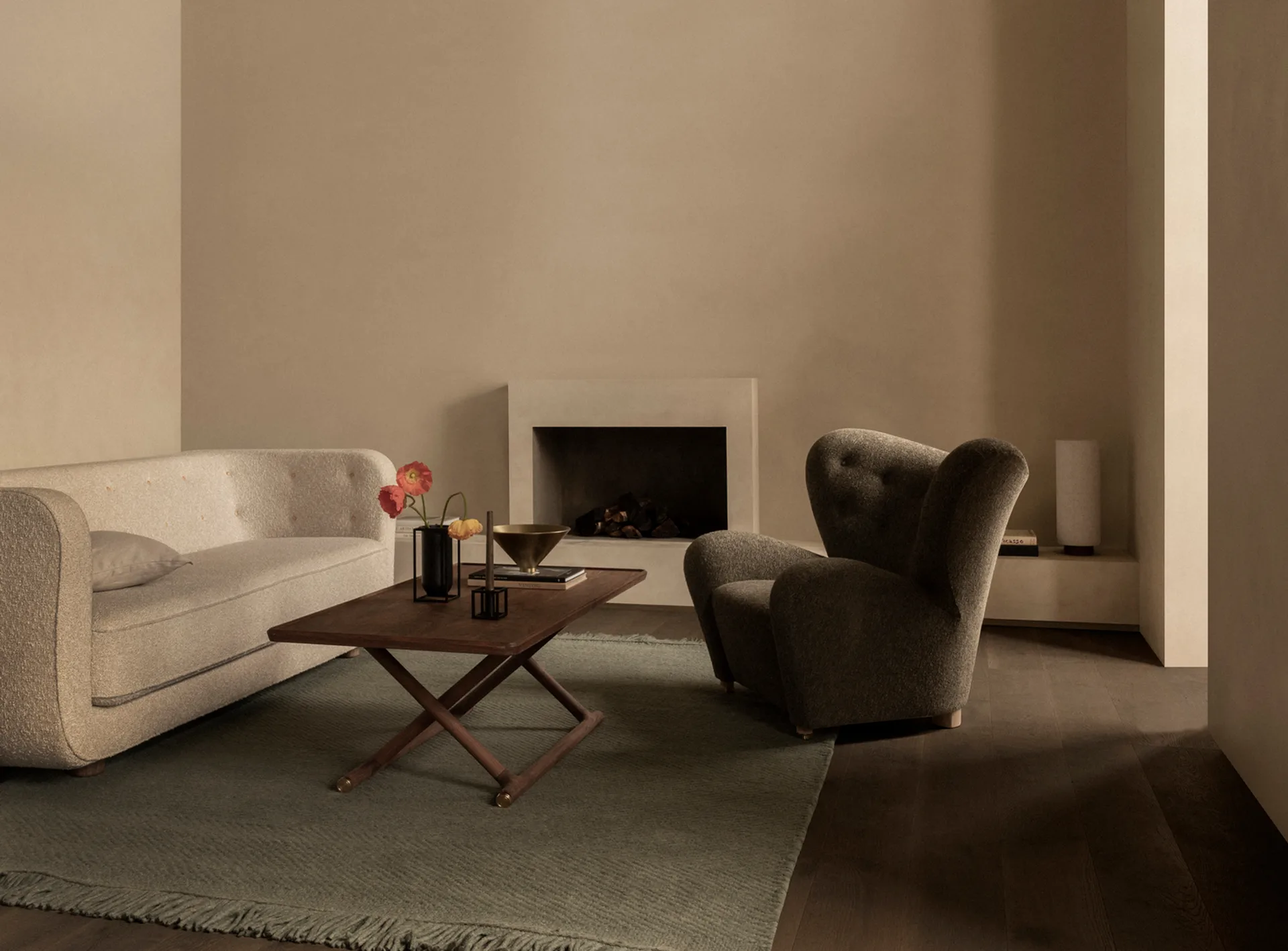 Jarrón Kubus Lolo, negro Audo Copenhagen