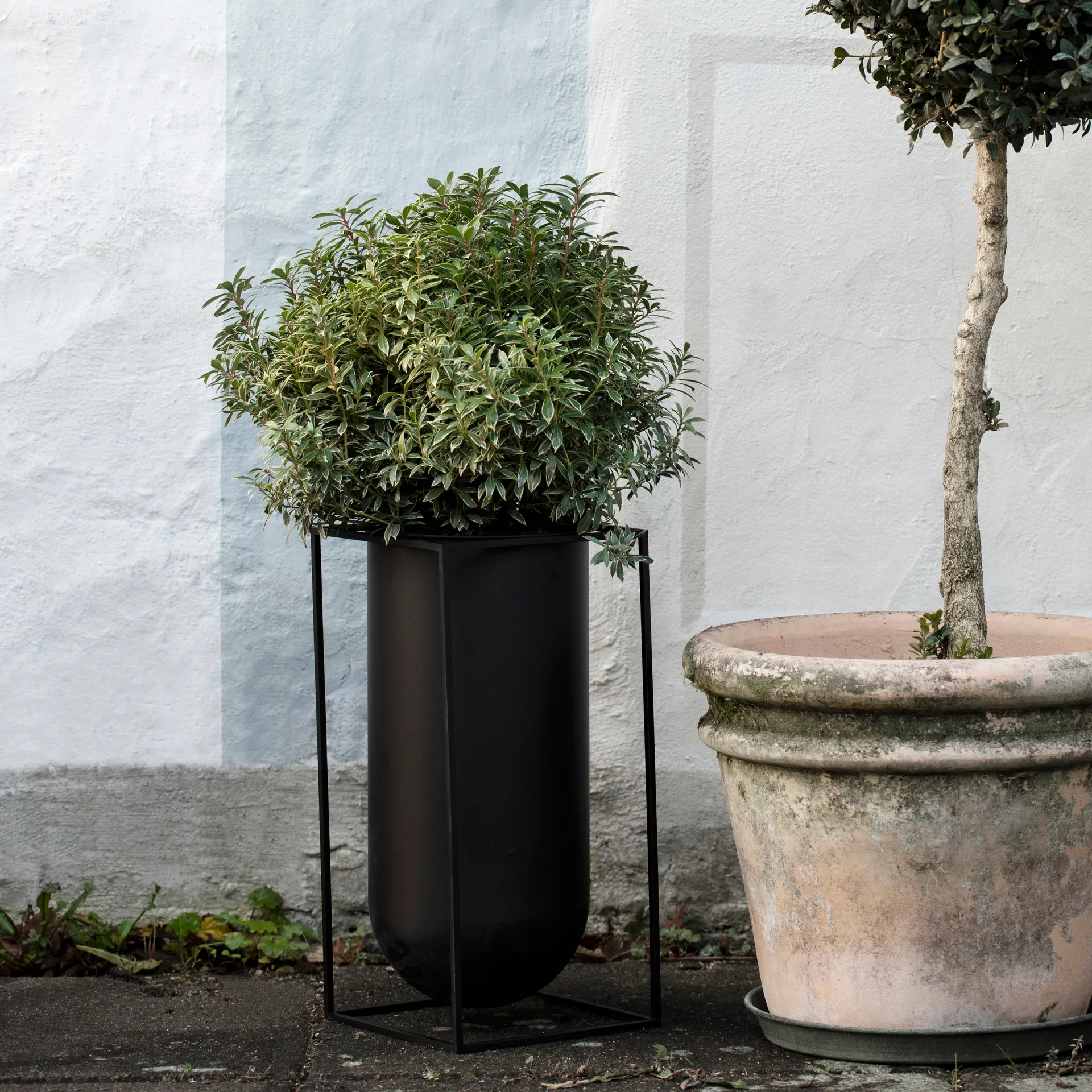 Jarrón Kubus Nolia, negro Audo Copenhagen