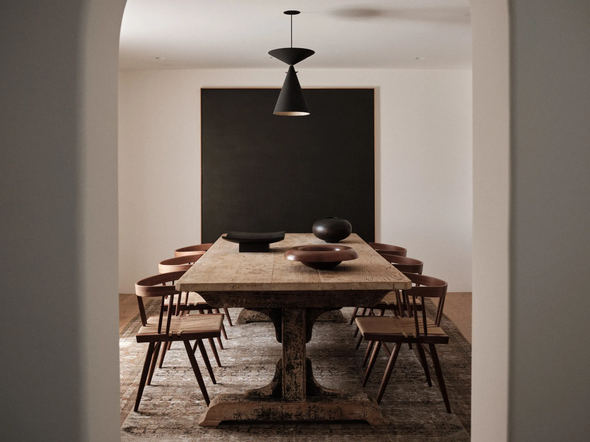 Jarrón Surround 17,5 cm, Madera de mango Audo Copenhagen