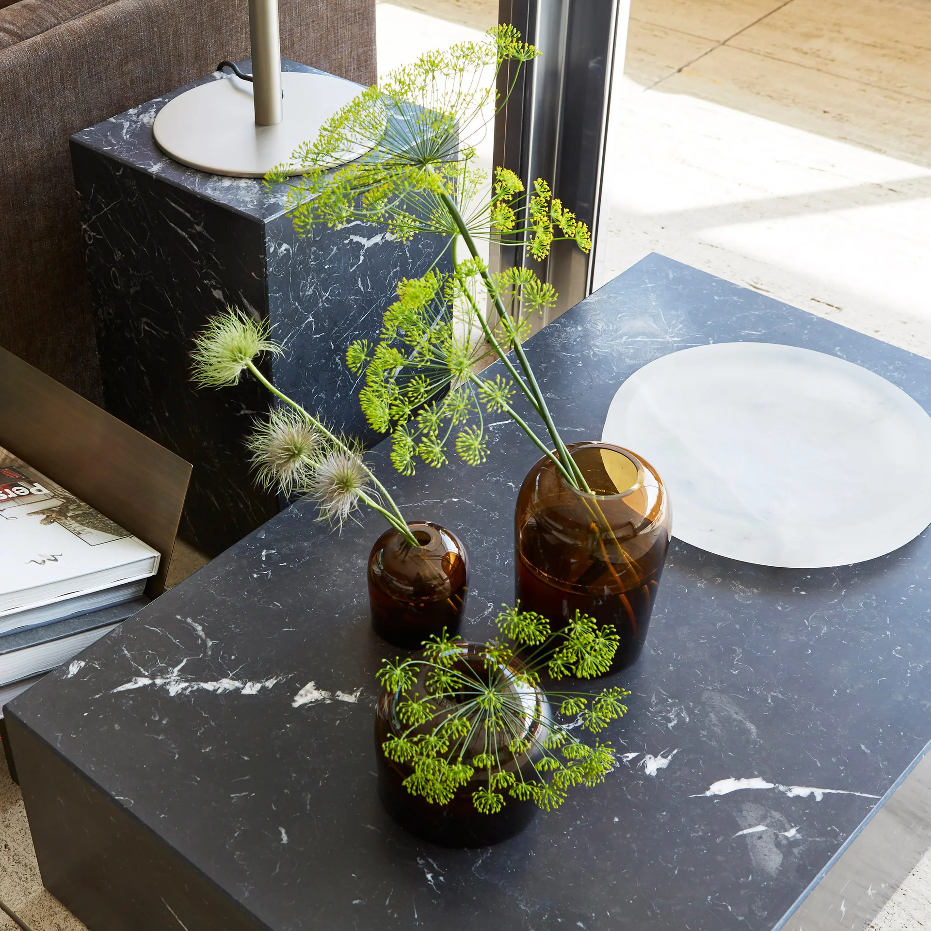 Jarrón Troll M 12 cm, ámbar Audo Copenhagen