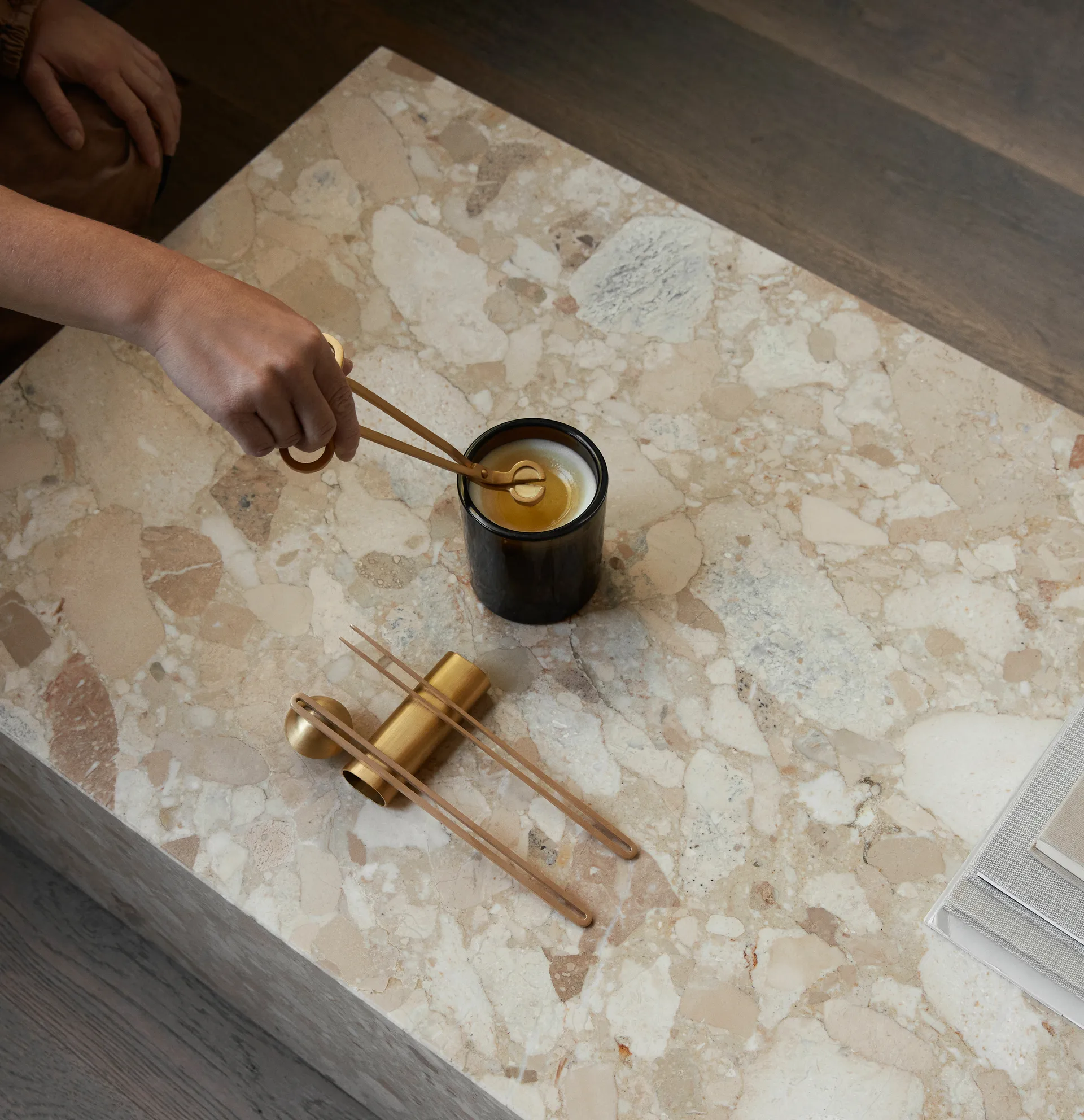 Kit de cuidado para velas Clio 4 piezas, Latón Audo Copenhagen