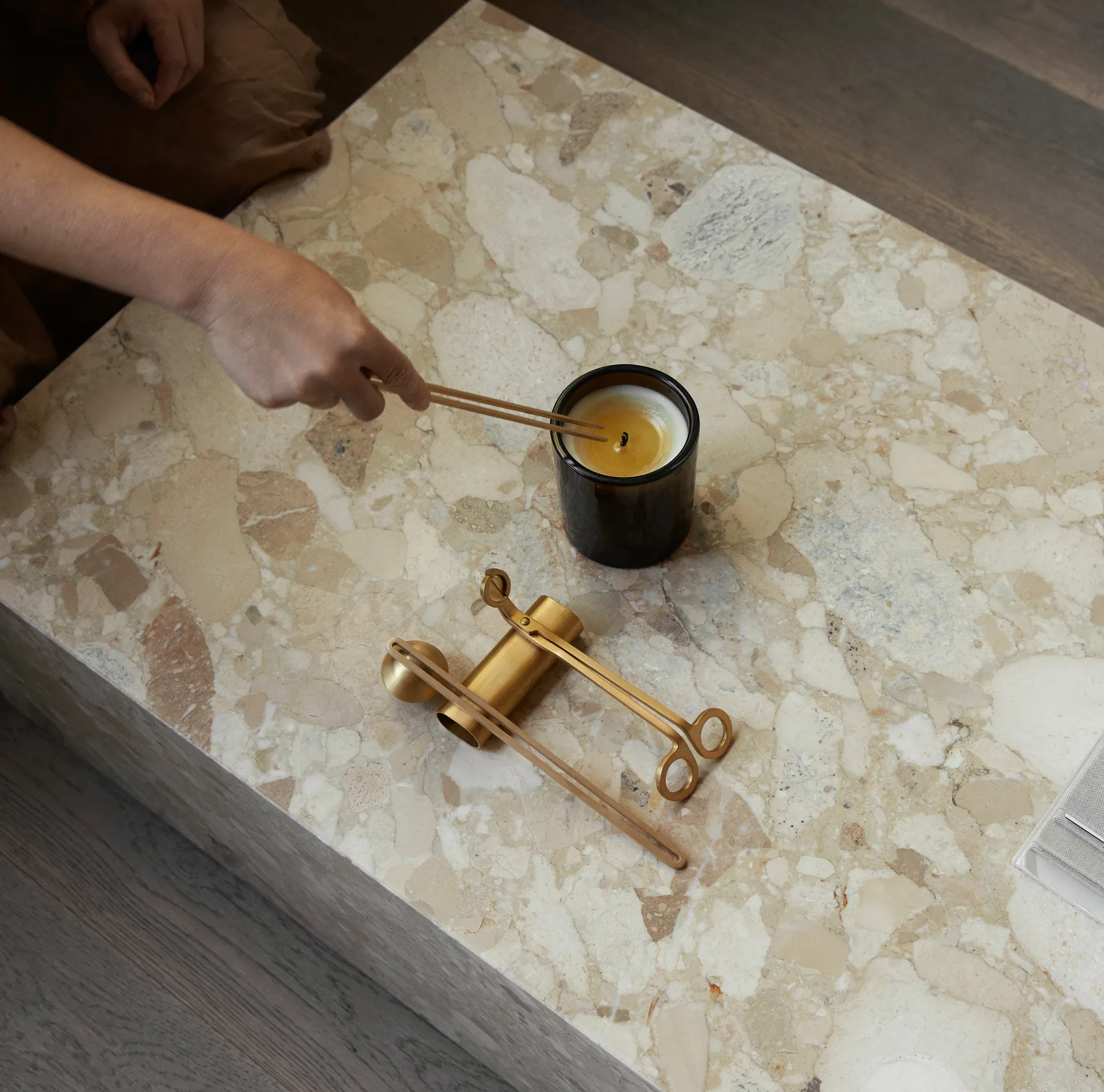 Kit de cuidado para velas Clio 4 piezas, Latón Audo Copenhagen