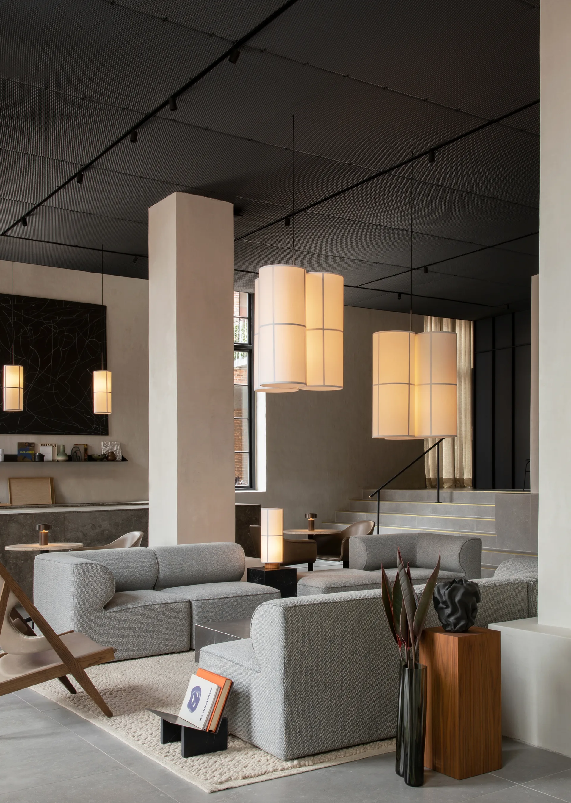 Lámpara colgante Hashira Cluster raw, 75 cm Audo Copenhagen