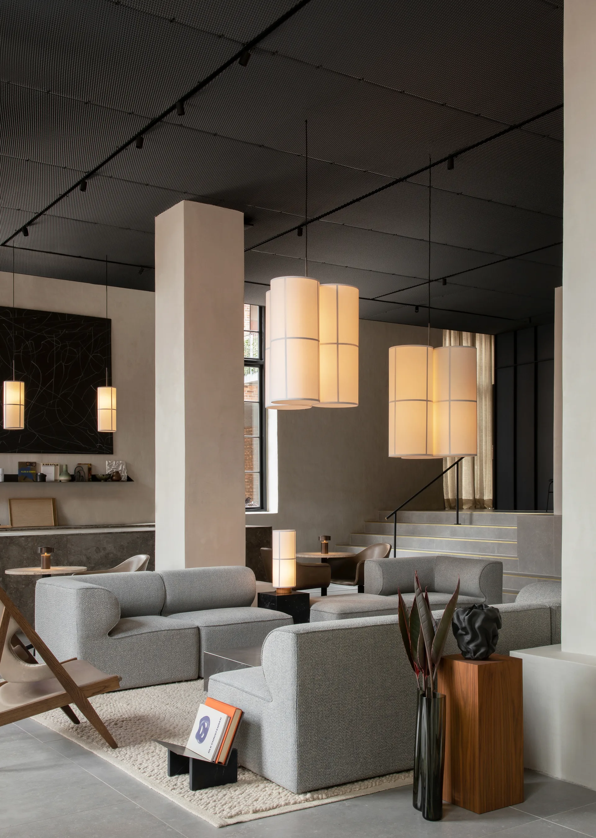 Lámpara colgante Hashira Cluster raw, 75 cm Audo Copenhagen