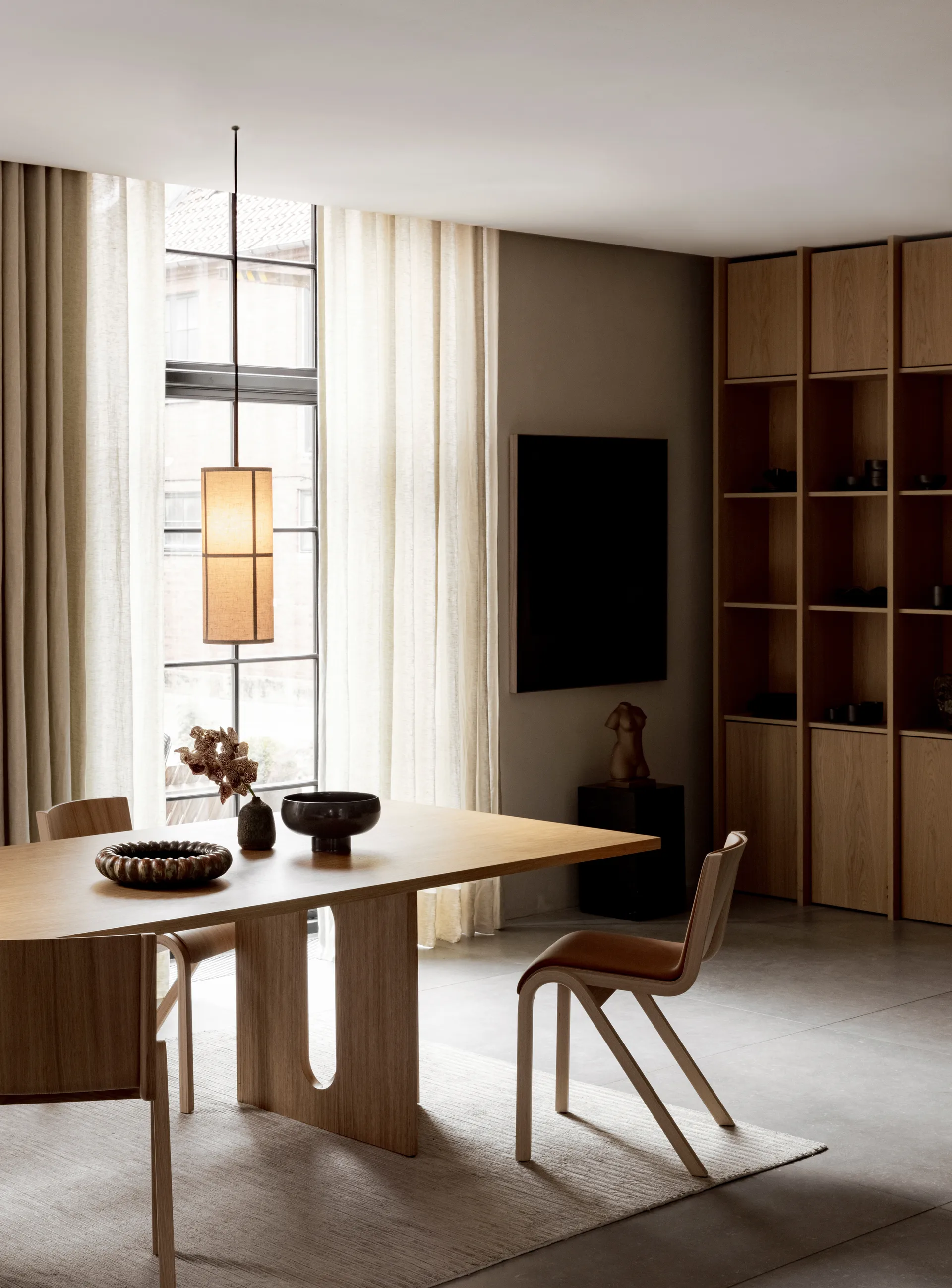 Lámpara colgante Hashira raw, 45 cm Audo Copenhagen