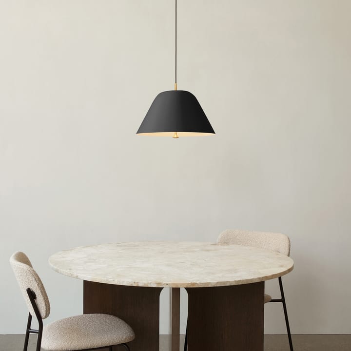Lámpara colgante Levitate Ø28 cm, negro-latón Audo Copenhagen