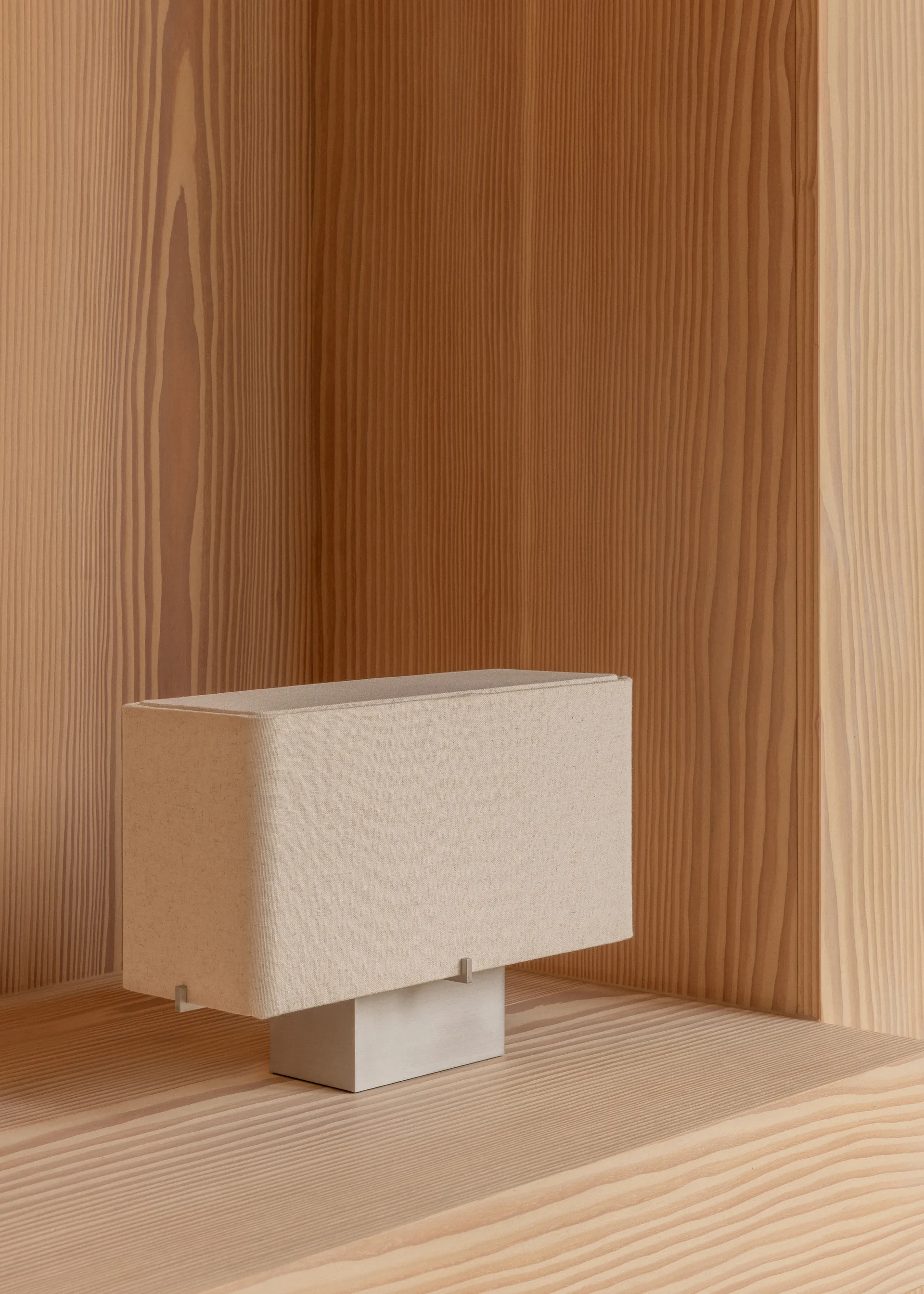 Lámpara de mesa Nonna 24 cm, Aluminio cepillado-arena Audo Copenhagen