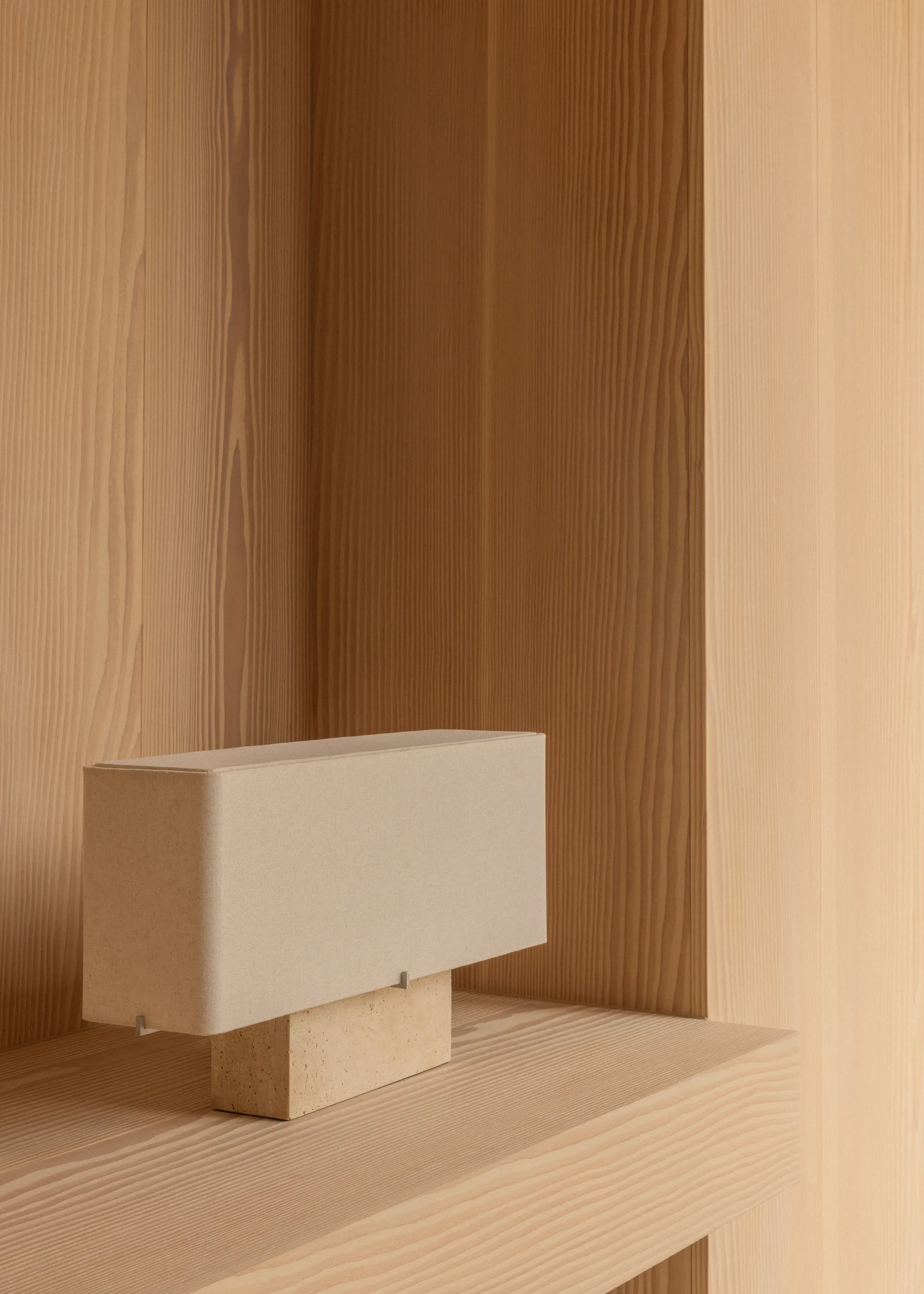 Lámpara de mesa Nonna 30 cm, Travertino-arena Audo Copenhagen