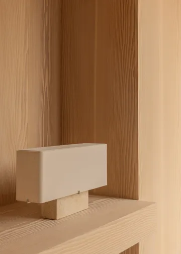 Lámpara de mesa Nonna 30 cm - Travertino-arena - Audo Copenhagen