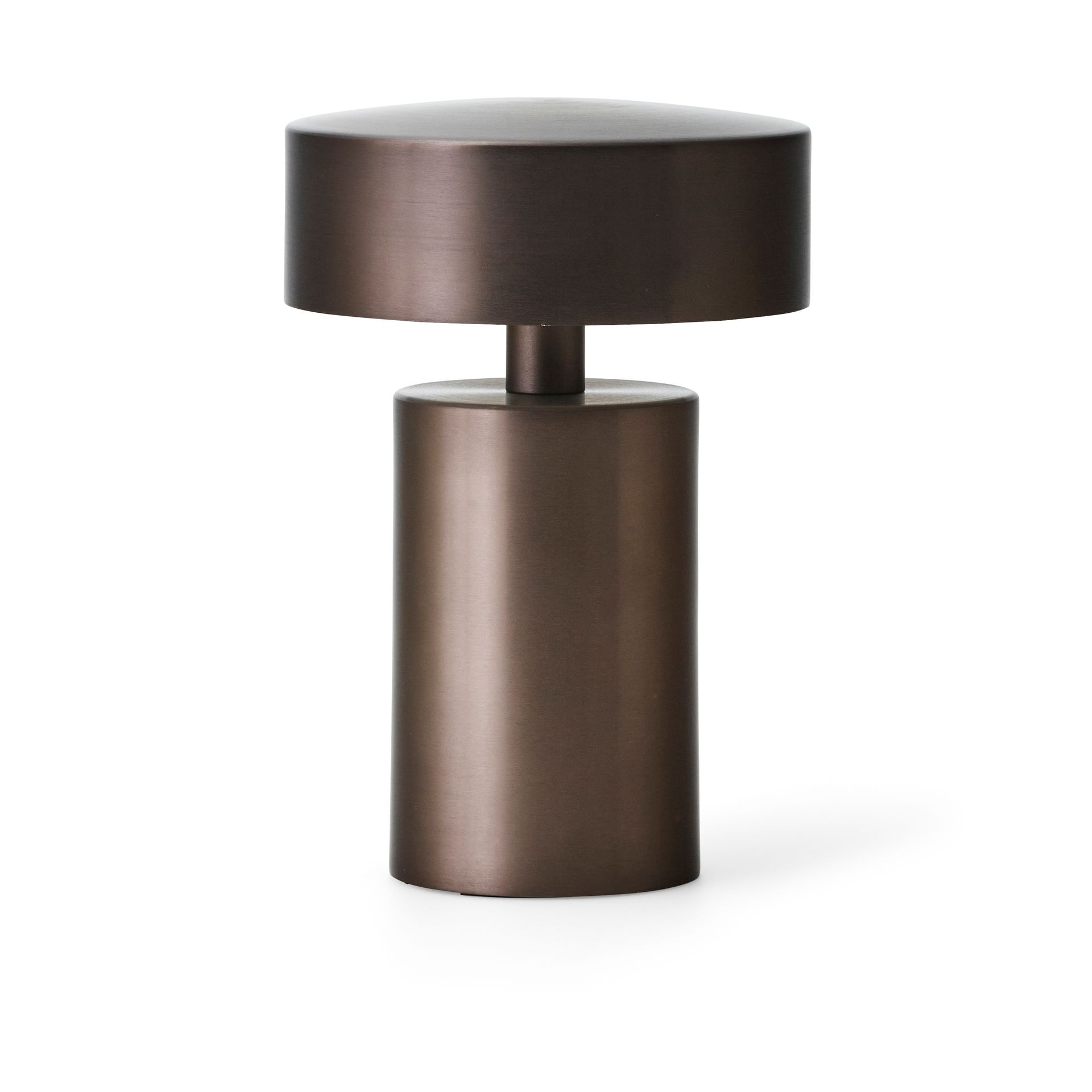 Lámpara de mesa portátil Column IP44, Bronce Audo Copenhagen