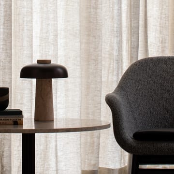 Lámpara de mesa Reverse 30 cm - Travertino-latón bronceado - Audo Copenhagen