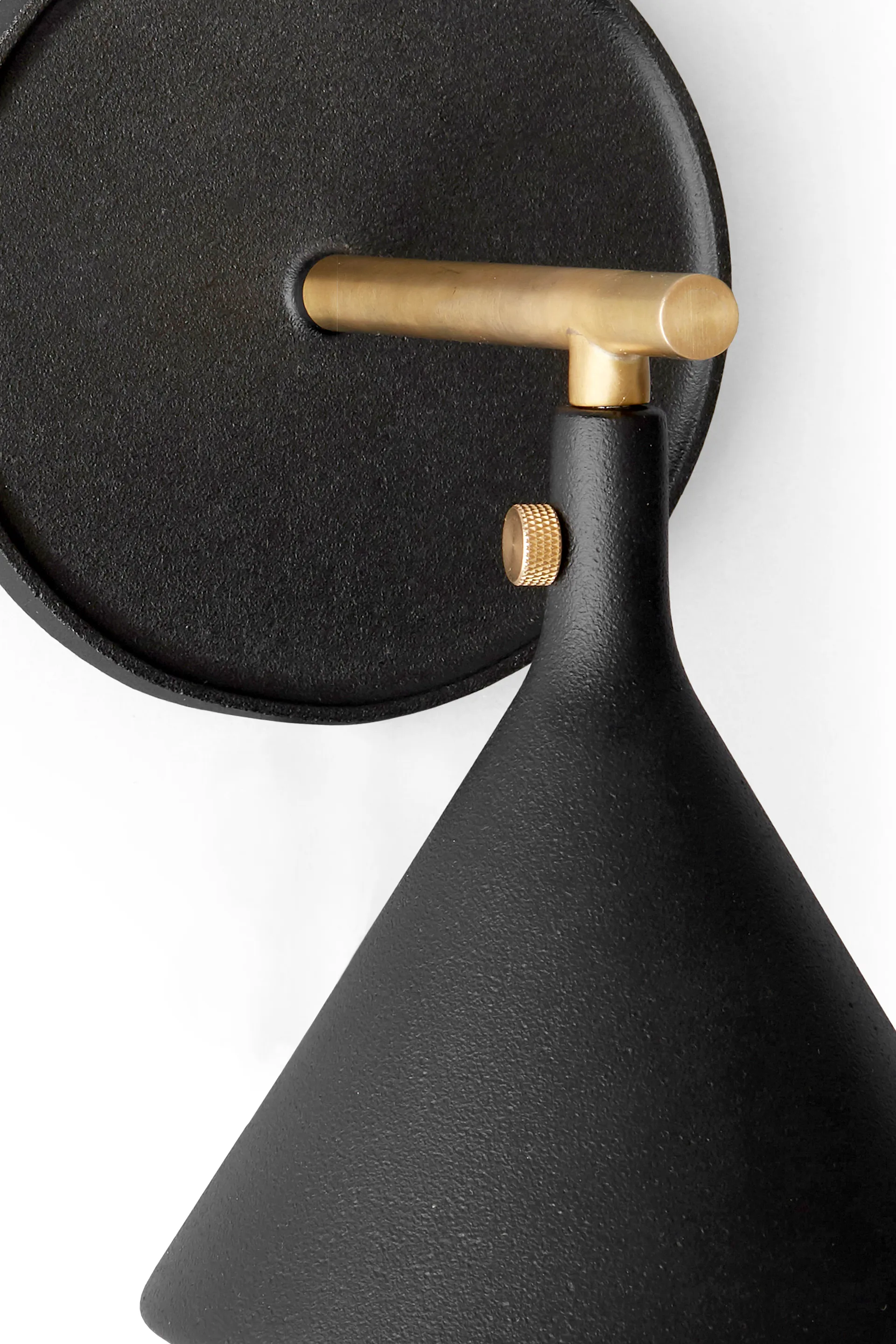 Lámpara de pared Cast Sconce instalación fija, Black Audo Copenhagen