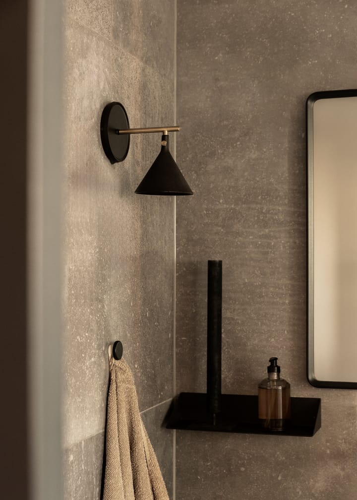 Lámpara de pared Cast Sconce instalación fija, Black Audo Copenhagen