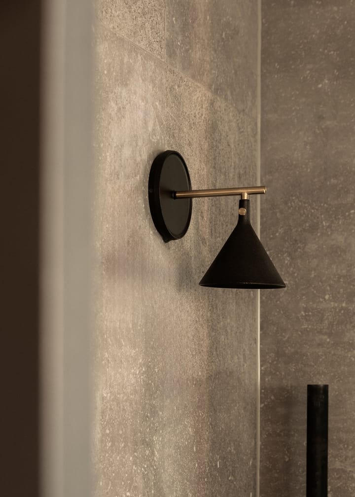Lámpara de pared Cast Sconce instalación fija, Black Audo Copenhagen