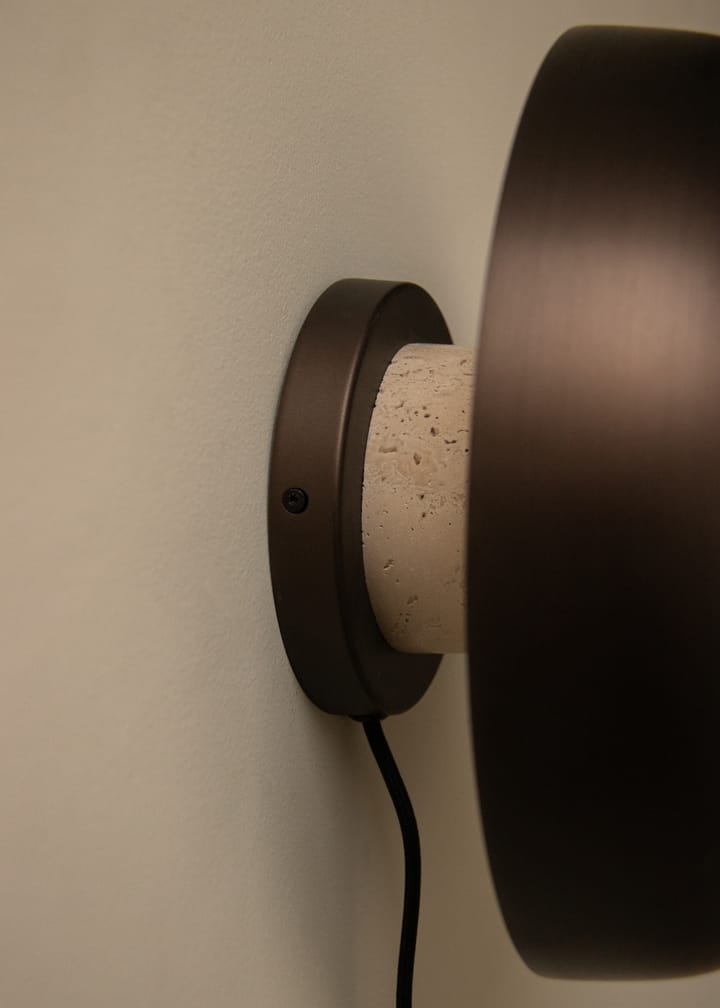 Lámpara de pared Reverse, Bronzed aluminium Audo Copenhagen