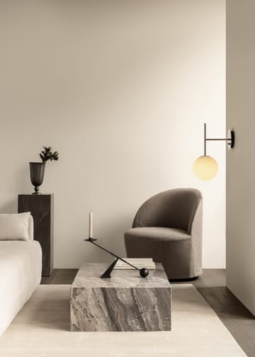 Lámpara de pared TR Bulb Suspended - Polished steel - Audo Copenhagen