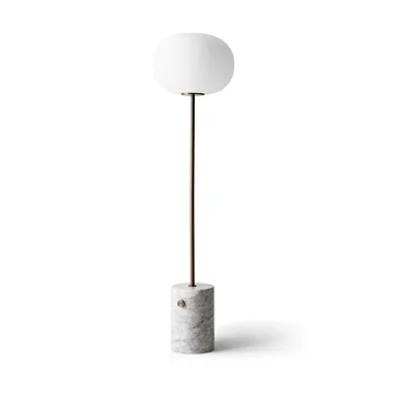 Lámpara de pie JWDA - Mármol Carrara-latón bronceado, 130 cm - Audo Copenhagen