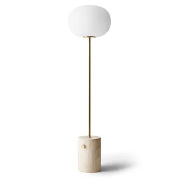 Lámpara de pie JWDA - travertino-latón, 150 cm - Audo Copenhagen