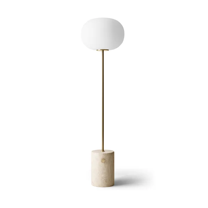 Lámpara de pie JWDA - Travertino-latón cepillado, 130 cm - Audo Copenhagen